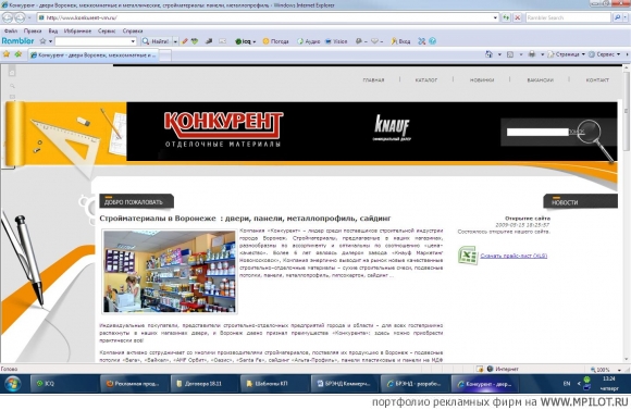  Образец портфолио - Интернет и мультимедиа. БРЭНД - Воронеж