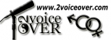 Изготовление аудио-книг, озвучка для ivr - 2voiceover.com продакшн студия озвучки Логотип Изготовление аудио-книг, озвучка для ivr - 2voiceover.com продакшн студия озвучки